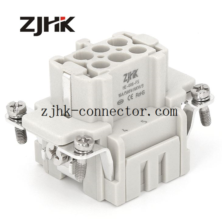 16A 6 PIN Heavy Duty Cage Clamp Inserts