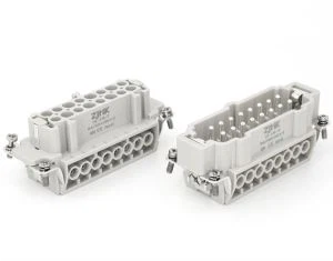 16 Poles Rectangular Inserts Match for Harting